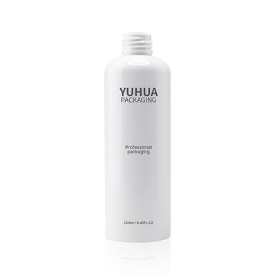200ml 250mlのゆとりのプラスチック フルーツ ジュースのびんは白いecoの友好的な化粧品の容器をかわいがる