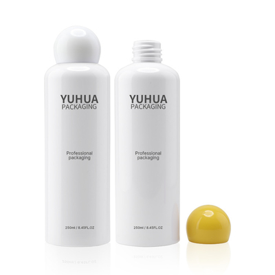 200ml 250mlのゆとりのプラスチック フルーツ ジュースのびんは白いecoの友好的な化粧品の容器をかわいがる