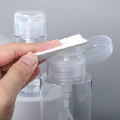 200ml 300mlの構造のプラスチック包装は明確な出版物ポンプ排出ペットびんをびん詰めにする