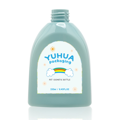 ボディ洗浄クリームのプラスチック ローションのびん250mlのかわいい花ポンプ子供のラベル