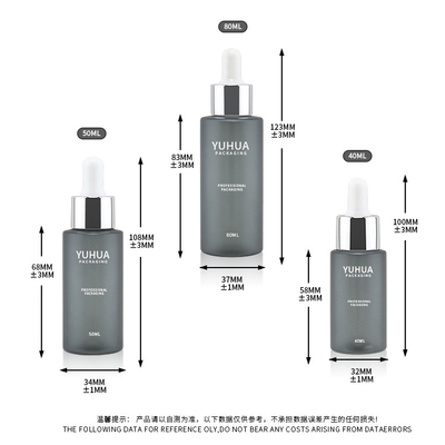 Eco友好的な40ml 50ml 80mlのプラスチック ローションのびんの化粧品の包装の容器は電気めっきする