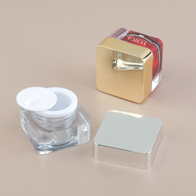 5g 10gのSkincareの包装のためのアクリルの正方形のクリームの鍋の瓶