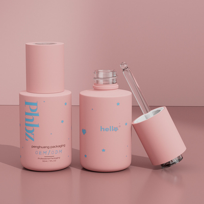 カスタマイズされたロゴ30mlの贅沢な血清の点滴器はSkincareの包装のためにびん詰めにする
