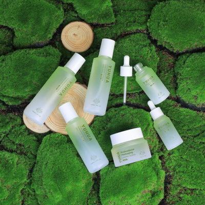 PETG 50mlの化粧品の血清のびんによってカスタマイズされるロゴのSkincareの瓶