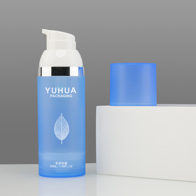30 50 75ml Ecoの空気のないポンプを搭載する友好的なプラスチック ローションのびん