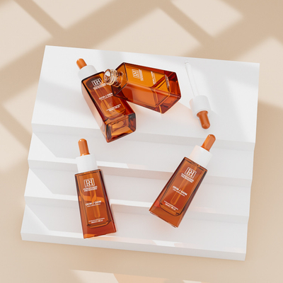 クラシック トラペゾイド 30ml オイル セラム ドラッパー ボトル 皮膚ケア パッケージ