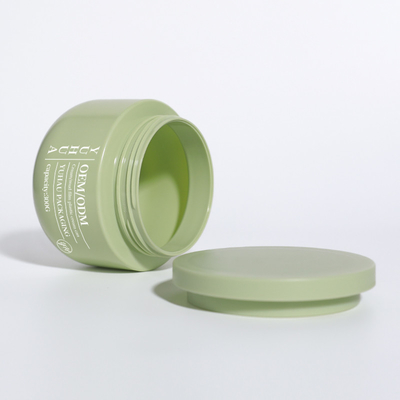 丸い空っぽの広口プラスチッククリームボトル 300g 550g 10oz ヘアボディスクロール容器