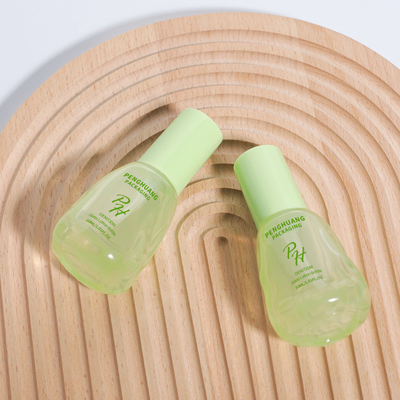 アボカド グリーン クリア 30ml ガラス液体 ファンデーション ボトル 皮膚ケア パッケージ