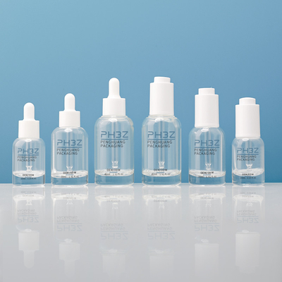 15ml 30ml 丸いガラスの空の血清のドロッパーボトル