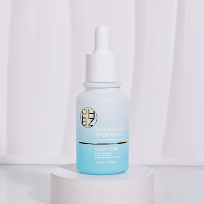オーダーメイド 1oz 30ml ガラスの血清ドロッパーボトル 顔ケアオイルのロゴ