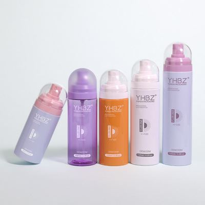 オーダーメイドロゴ 透明プラスチックスプレーボトル 80ml 100ml 120ml 化粧品 薄霧スプレーボトル