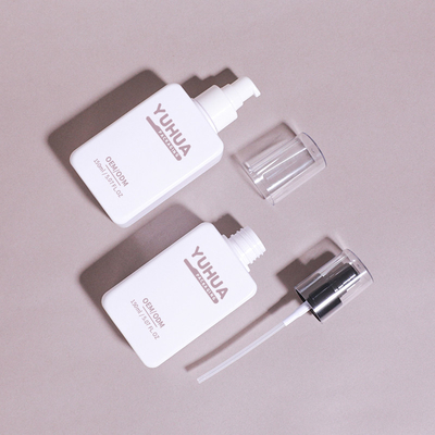 卸売 透明プラスチックローションボトル 150ml フラットスクエア シャンプーとコンディショナー ボトル