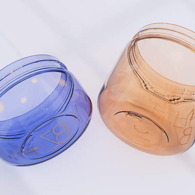 100g 200g プラスチック製 包装器 蓋付き 環境に優しい 化粧品用 プラスチック製 器