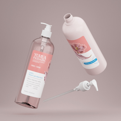 プラスチックローションボトル ホワイト1000ML カスタム PET シャンプーとコンディショナー ボトル