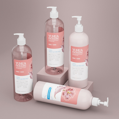プラスチックローションボトル ホワイト1000ML カスタム PET シャンプーとコンディショナー ボトル
