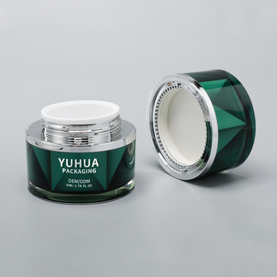 50G プラスチック 包装器 Luxuyr 空き アクリル プラスチック クリーム 蓋付き