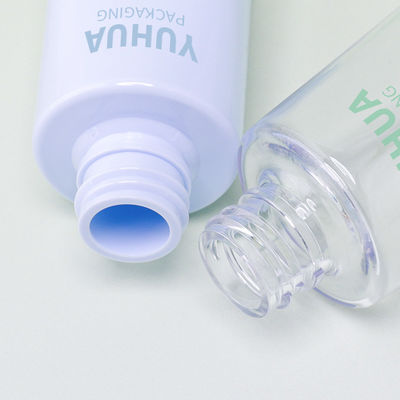 エッセンシャルオイルとスキンケア用印刷ロゴ50ml PETセラムドロッパーボトル