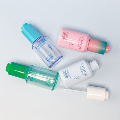 顧客要求に応じてロゴと丸いオイル血清ボトル