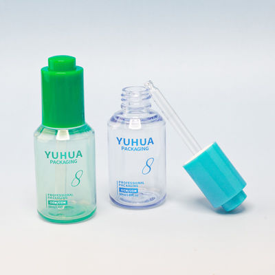 顧客要求に応じてロゴと丸いオイル血清ボトル