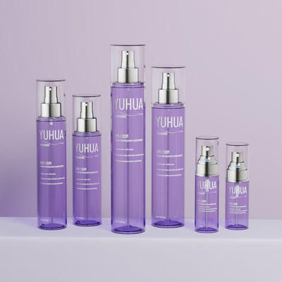 40ml-300ml Capacity Plastic Spray Bottle Clear Round