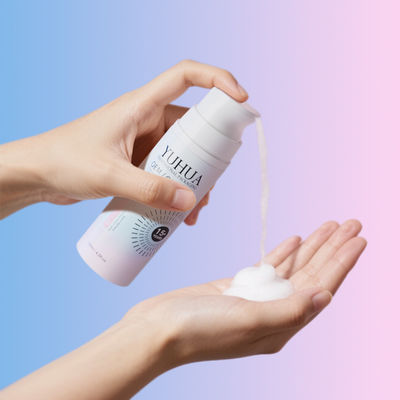 Custom Plastic 60-200ml PET Foam Dispenser Bottle for Facial Cleaning and Shower Gel Cosmetic Packaging