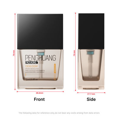 カスタムデザイン スキンケア パッケージング クリア、25ml 容量 製品用