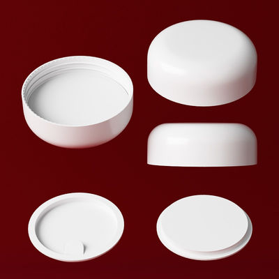 ホワイト/透明/カスタムガラスクリームジャー 贅沢なスキンケアラインに最適