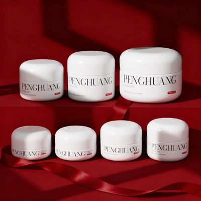 ホワイト/透明/カスタムガラスクリームジャー 贅沢なスキンケアラインに最適