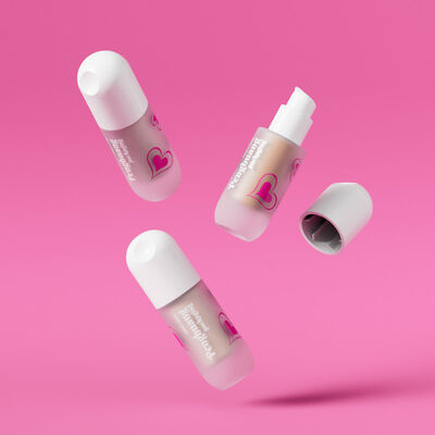 ポンプキャップ液体ファウンデーションボトル 30ml オーダーメイドロゴ プロフェッショナル化粧品 液体化粧品のパッケージ