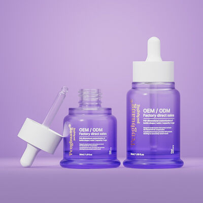 血清油 ガラスドロッパーボトル 無料サンプルが提供され得る 必須油のパッケージングソリューション 血清および化粧液