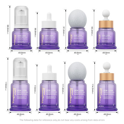 血清油 ガラスドロッパーボトル 無料サンプルが提供され得る 必須油のパッケージングソリューション 血清および化粧液