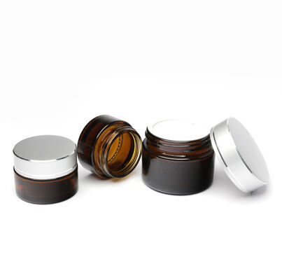 シルクスクリーン印刷表面処理をカスタムロゴとカラーパーソナライゼーションを提供するガラス化粧品パッケージセット