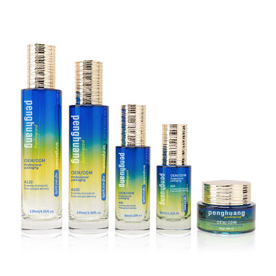 化粧品用コーティングパッケージセット カスタムラウンドパッケージソリューション エレガントなプレゼンテーションと保護を提供