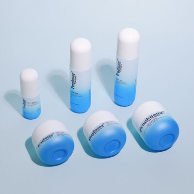 シルクスクリーン印刷表面処理をカスタムロゴとカラーパーソナライゼーションを提供するガラス化粧品パッケージセット