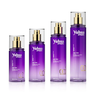 化粧品包装セット オーダーメイドロゴのシルクスクリーンとホットスタンプ印刷のプラスチックボトル トナーローションと血清の保管