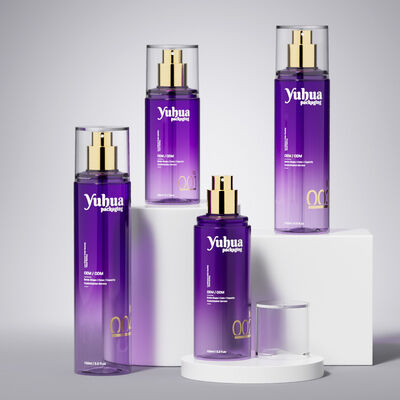 化粧品包装セット オーダーメイドロゴのシルクスクリーンとホットスタンプ印刷のプラスチックボトル トナーローションと血清の保管