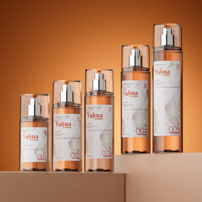 シルクスクリーン印刷を施した保湿プラスチックローションボトル。シャンプー、ハンドサニタイザー、パーソナルケア製品のパッケージに最適