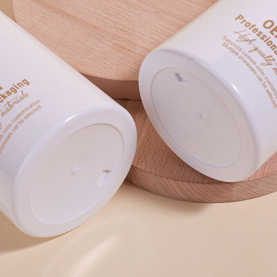 Lotion Plastic Packaging Bottles Round Type Customized Logo Containers for Personal Care Beauty and Health Product Packaging