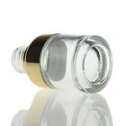 High Quality 20 Ml Bottles Skin Care Glass Essence Cosmetic Serum Dropper Bottle Gold Cap Essential Oil Bottle S032