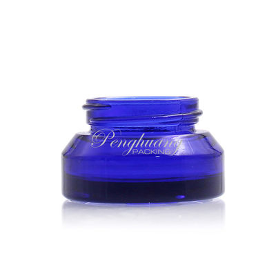 15ml - 200mlコバルト ブルーのガラス ビン15g 30g 50gのガラス クリームの瓶