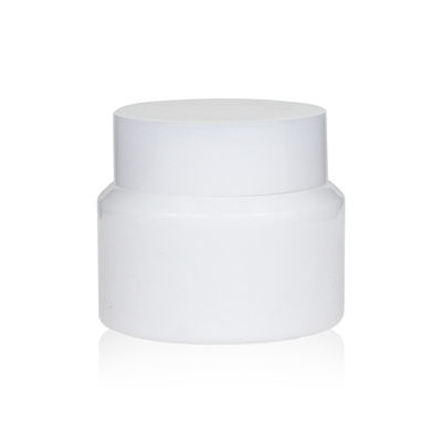 30ml 50ml 100mlのオパール ガラスのびん詰め替え式の陶磁器ポンプびん