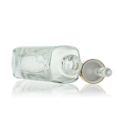 35ml Square Dropper Bottle Skincare Eyes Serum Cosmetic Glass Bottle S025