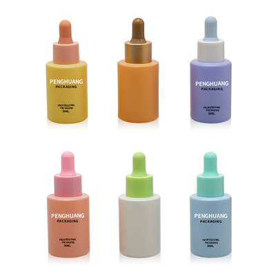 30ml 20mlのペンキ色の精油の点滴器の瓶ガラスの血清のびん