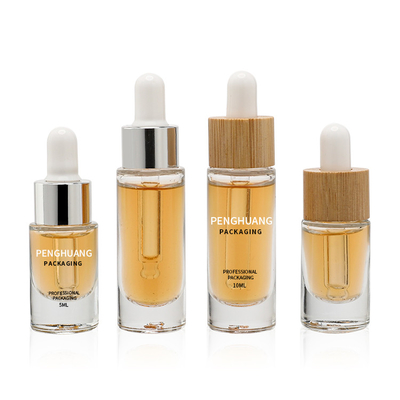 skincareの包装のガラス ビンの表面心配ガラス オイルの点滴器のための5ml 10ml 15ml 30mlのガラス血清