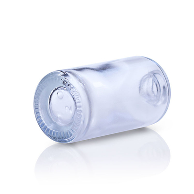 無光沢ポンプ帽子の液体の基礎ガラス ビン35ml