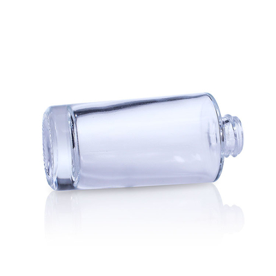 無光沢ポンプ帽子の液体の基礎ガラス ビン35ml