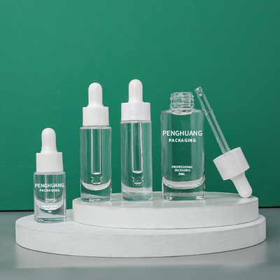 5ml 10ml 30mlのガラス血清のびんの化粧品の包装のガラス点滴器のびん