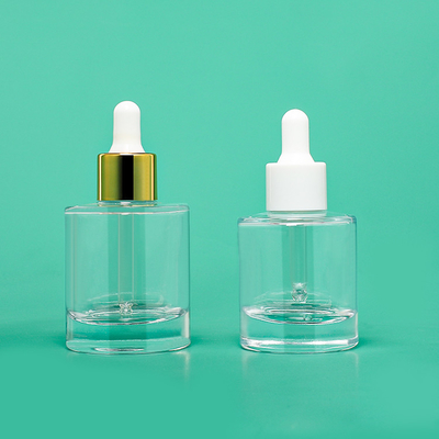 血清オイルの点滴器のガラス ビン押しポンプ明確なピペット50ml