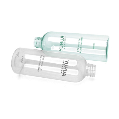 Ecoの白い帽子との友好的なプラスチック包装のびん100ml 300ml 500ml