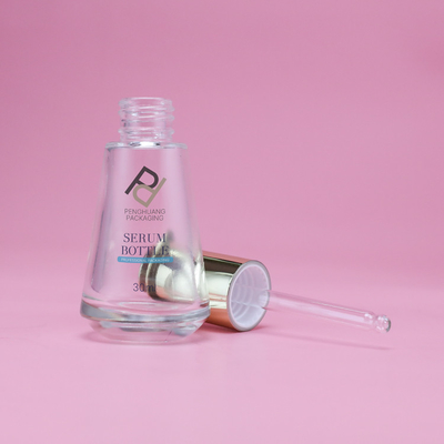 30ml 1OZの出版物の点滴器のガラス血清は熱い押をびん詰めにする